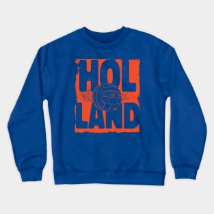 Vintage Holland Football Oranje Netherlands Crewneck Sweatshirt